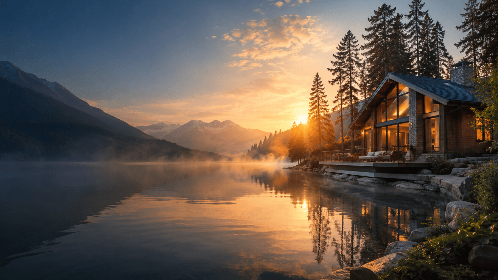 Luxury forest stay overlooking misty Himalayan ridges